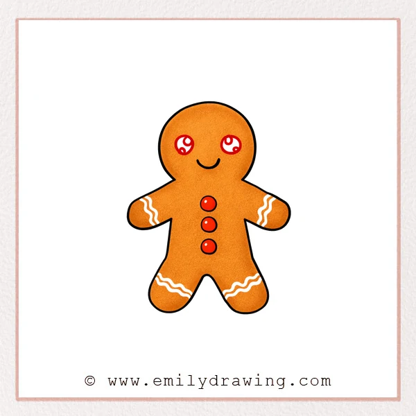 Preview of Gingerbread Man drawing